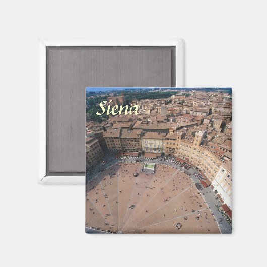 Siena-Italien-Magnet Magnet (Vorderseite/Rückseite)