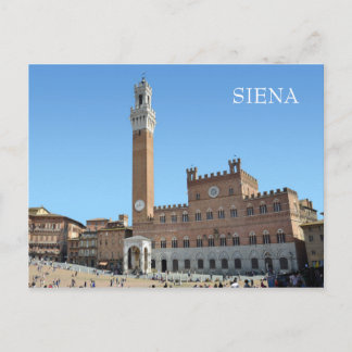 Siena, Italien Postkarte