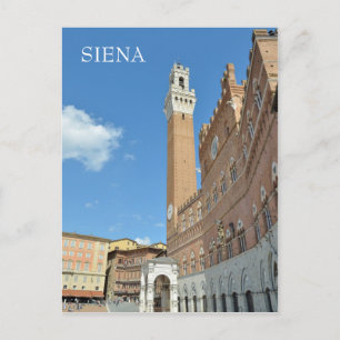 Siena, Italien Postkarte