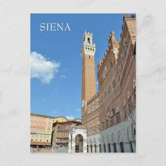 Siena, Italien Postkarte (Vorderseite)