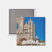 Siena Italien Reisesaal Duomo Kathedrale Magnet (Vorderseite/Rückseite)