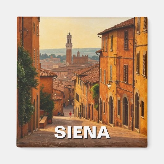 Siena Italy Travel Magnet (Vorne)