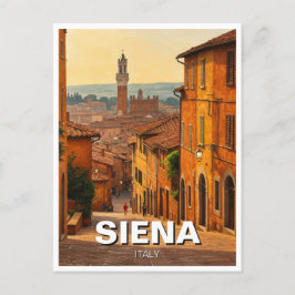 Siena Italy Travel Postkarte