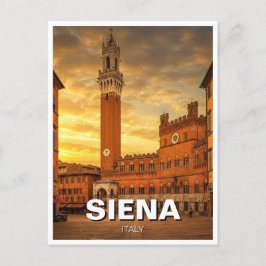 Siena Italy Travel Postkarte