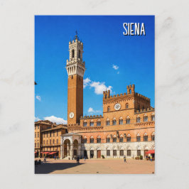 Siena Italy Travel Postkarte