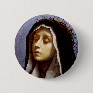 Siena Katharina von Siena Button