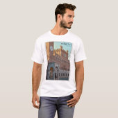 Siena - Palazzo Pubblico Morgen T-Shirt (Vorne ganz)