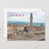 Siena Piazza del Campo Postkarte (Vorne/Hinten)