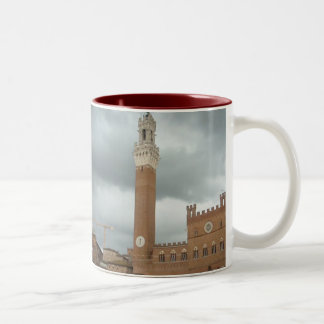 Siena - Piazza Del Campo Zweifarbige Tasse
