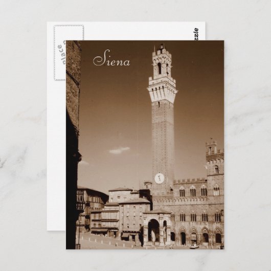 Siena Postkarte (Vorne/Hinten)
