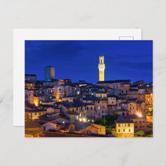 Siena Postkarte (Vorne/Hinten)
