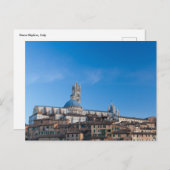 Siena skyline, Italien Postkarte (Vorne/Hinten)
