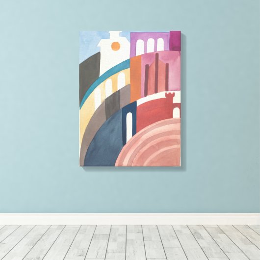 Siena | Sophie Taeuber-Arp | Leinwanddruck (Insitu (Holzboden))