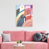 Siena | Sophie Taeuber-Arp | Leinwanddruck (Insitu (Wohnzimmer))