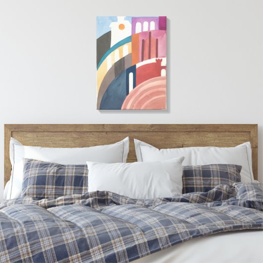 Siena | Sophie Taeuber-Arp | Leinwanddruck (Insitu (Schlafzimmer))