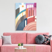 Siena | Sophie Taeuber-Arp | Leinwanddruck (Insitu (Wohnzimmer))