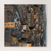 Siena Sunset: Red Roof Panorama Puzzle (Horizontal)