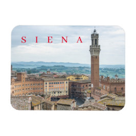 Siena Torre del Mangia View Kühlschrankmagnet Magnet