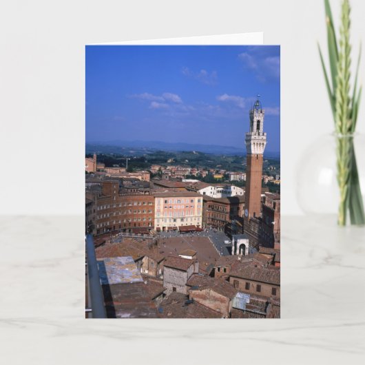 Siena Toskana Italien Karte (Vorderseite)