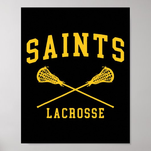 Siena Uni Saints Lacrosse Throwback Poster (Vorne)