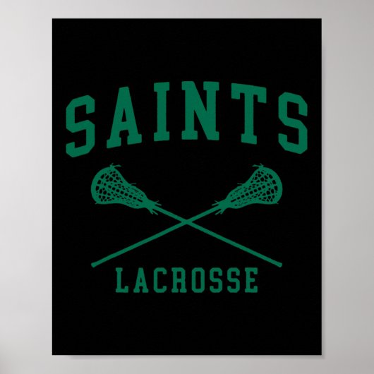 Siena Uni Saints Lacrosse Throwback Poster (Vorne)