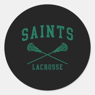Siena Uni Saints Lacrosse Throwback Runder Aufkleber