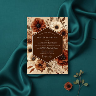 Sienna-Anemone-Herbstromanze-Hochzeit Einladung