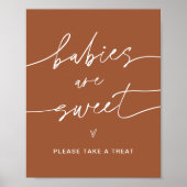 SIENNA Babys sind süße Gefälligkeitszeichen - Terr Poster (Vorne)