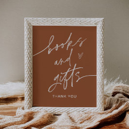 SIENNA Bücher und Geschenke Kinderdusche Zeichen Poster