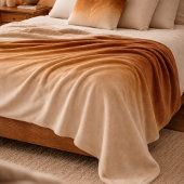 Sienna Cocoa Fade Fleece Blanket