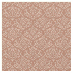 Sienna-Damask Stoff
