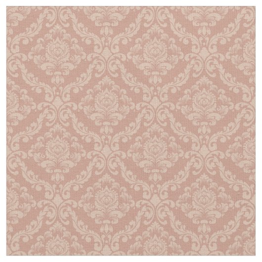 Sienna Damask Stoff (Nahaufnahme)