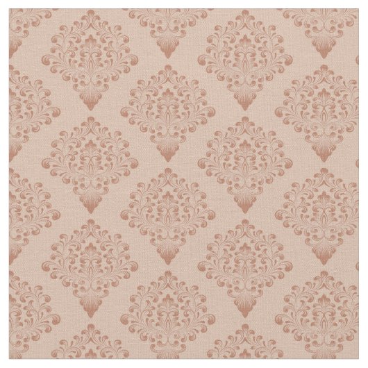 Sienna Damask Stoff (Nahaufnahme)