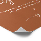 SIENNA Date Night Ideas Unterschreiben Poster (Ecke)