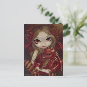 "Sienna Dragonling" Postkarte (Stehend Vorderseite)