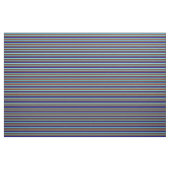 Sienna, Dunkelblau, Cyan, Beige und Schwarz Stoff (Yard (91,4 cm))