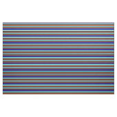 Sienna, Dunkelblau, Cyan, Beige und Schwarz Stoff (Fat Quarter (45,7 x 55,9 cm))