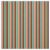 Sienna, Dunkellachse, grün, Türkis und Schwarz Stoff (Muster)