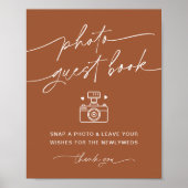 SIENNA Foto Guest Book Sign Poster (Vorne)