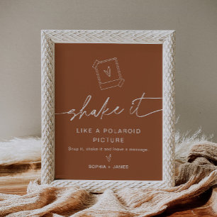 SIENNA Foto Guest Book Sign Poster