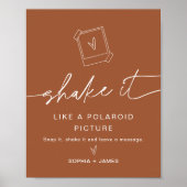SIENNA Foto Guest Book Sign Poster (Vorne)