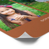 SIENNA Fotos Tischnummer 8x10 Poster (Ecke)