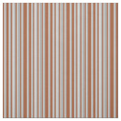 Sienna, Light Gray & Dark Gray Lines Stoff (Muster)