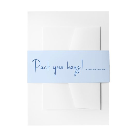 SIENNA Modernes Light Blue Destination Bly Band (Vorderseite Beispiel)