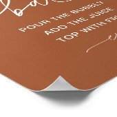 SIENNA Momosa Bar Baby Duschzeichen Poster (Ecke)