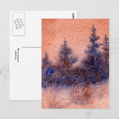 "Sienna Pines" Landstrassen Postkarte (Vorne/Hinten)