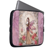 Sienna Rose Fairy in Rosa Laptopschutzhülle (Vorne Rechts)