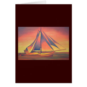 Sienna Segeln bei Sonnenuntergang