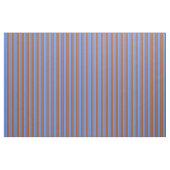 Sienna und Cornflower Blauer Streifen Stoff (Fat Quarter (45,7 x 55,9 cm))
