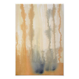 Sienna Wilds Watercolor Abstrakt Fotodruck